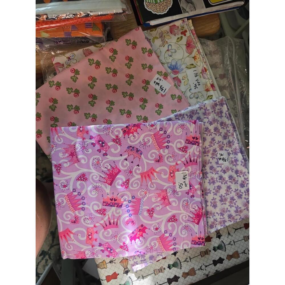 Princess and Flower Cotton Fabrics